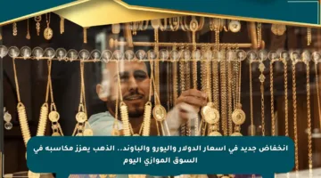 انخفاض جديد في أسعار الدولار واليورو والباوند.. الذهب يعزز مكاسبه في السوق الموازي اليوم